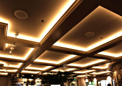 decorative AMC restaurant ceiling